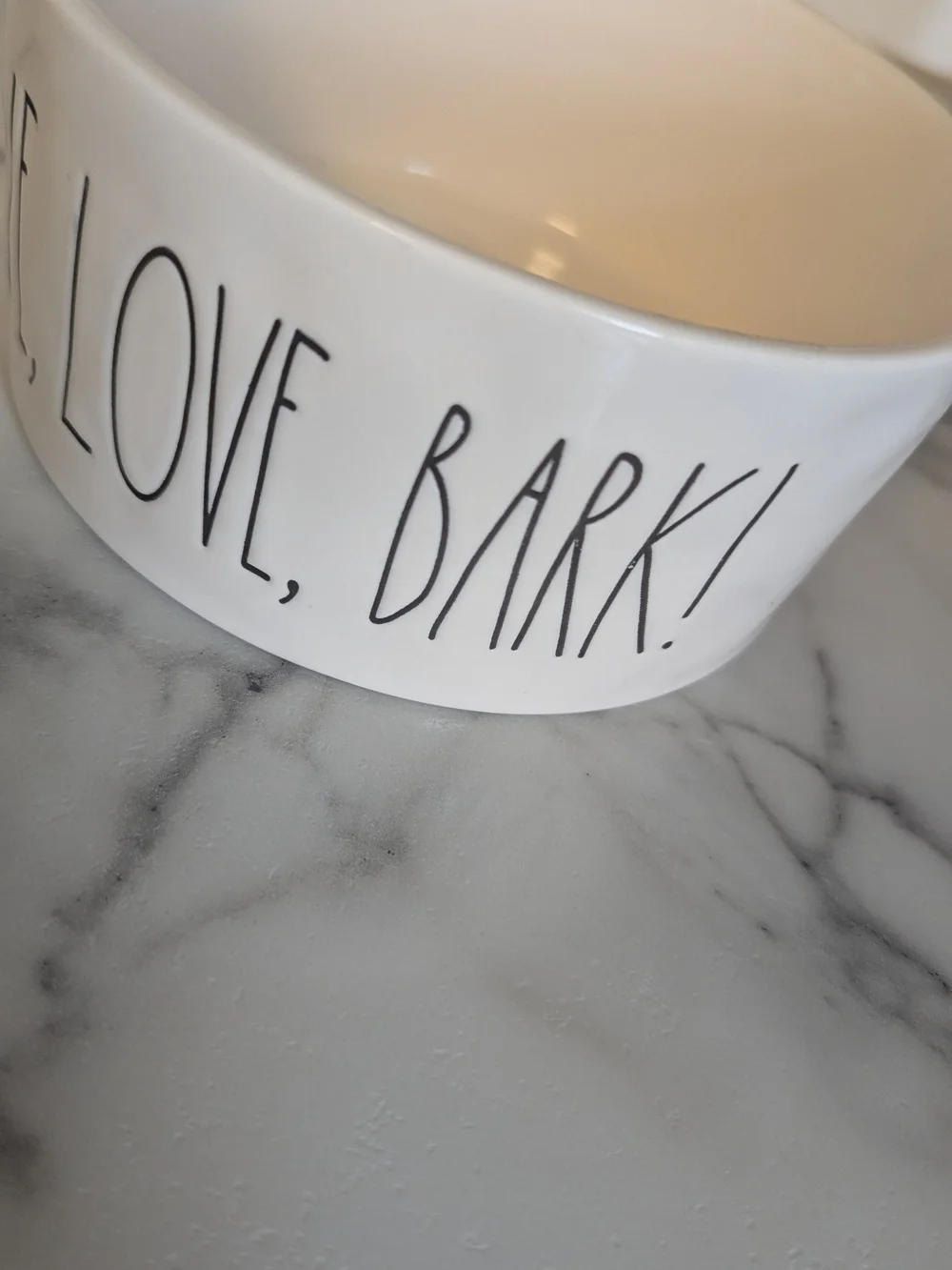 Rae Dunn Ceramic Dog Bowl